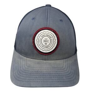 Travis Mathew California Patch Snapback Trucker Hat Blue One Size